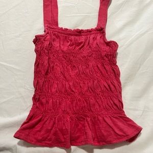 Women's Pink Sleeveless Top